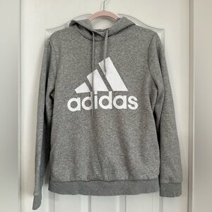 Adidas Men's Heather Gray Hoodie